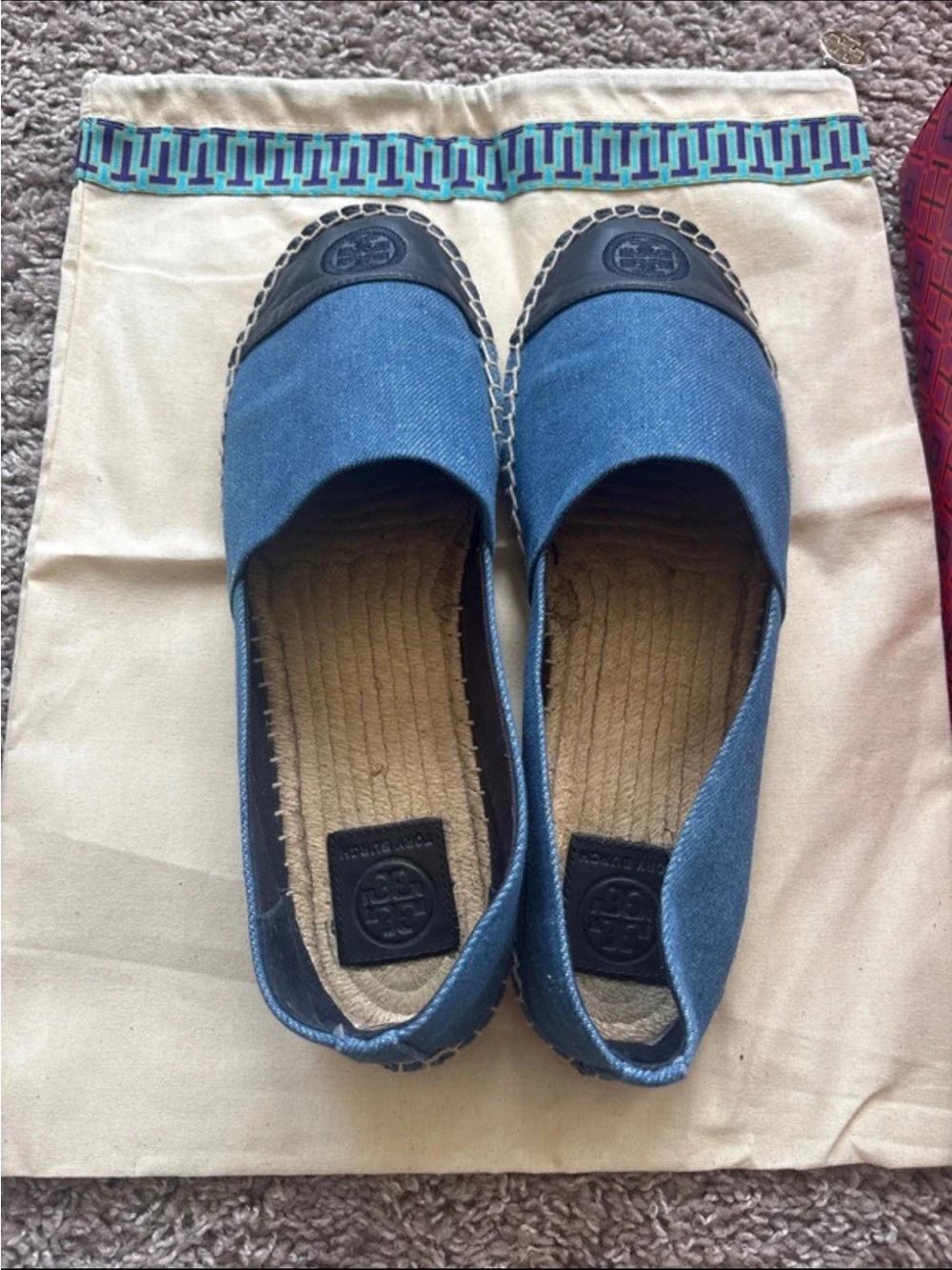 Tory Burch Flats Size 11 - With dust bag